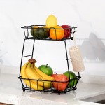 Simple vertical fruit tray kitchen storage rack iron