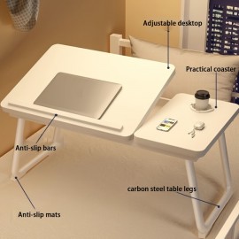 Bed small table dormitory student multi-functional study desk foldable laptop table bay window table board