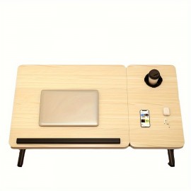 Bed small table dormitory student multi-functional study desk foldable laptop table bay window table board