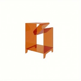 Living room sofa side table, small space multifunctional coffee table, acrylic side table.