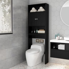 Home Bathroom Shelf Over-The-Toilet, Bathroom SpaceSaver, Bathroom, Tollilet storage cabinet