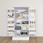 Home 47inch Farmhouse Kitchen Pantry