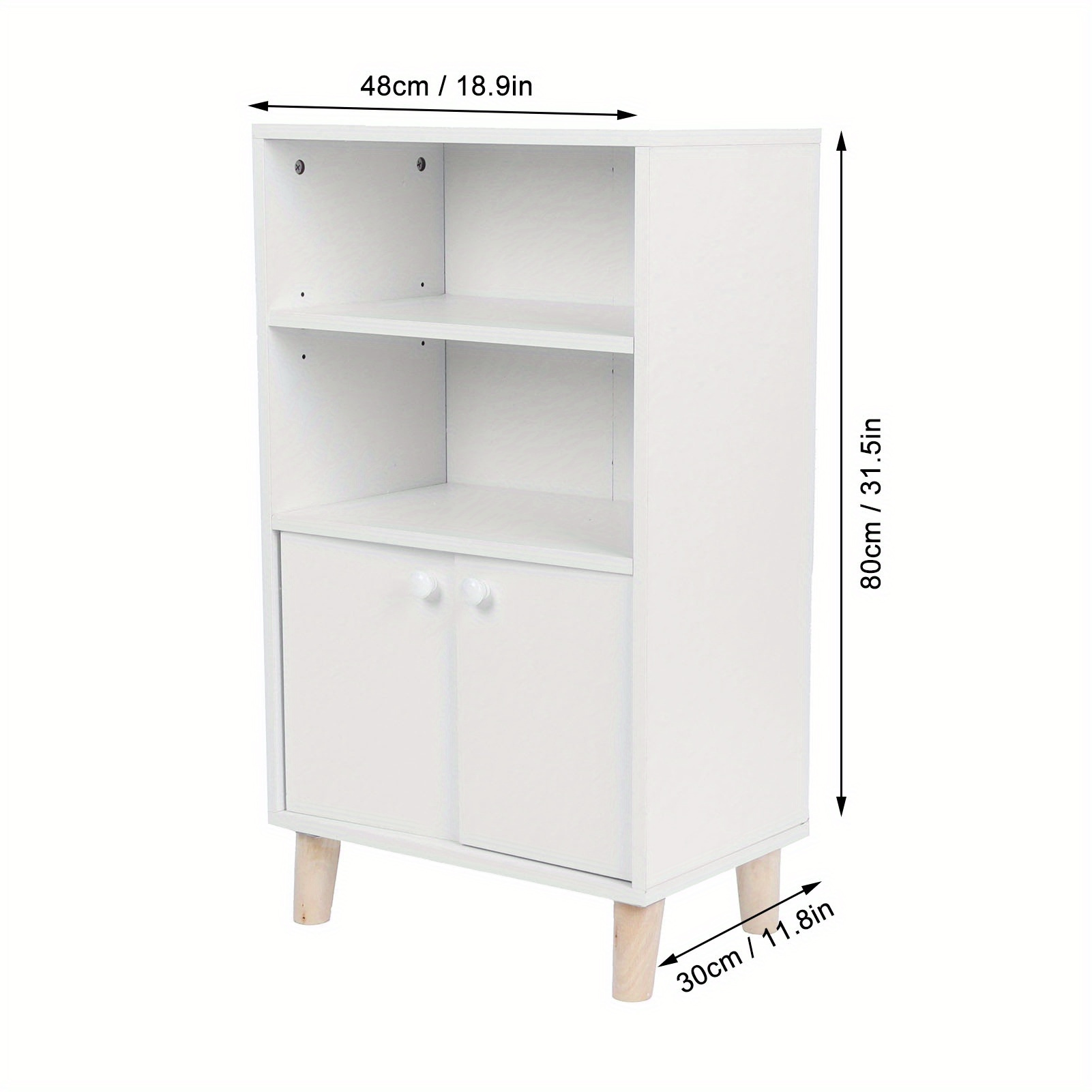 bathroom cabinet multifunction floor cabinet with 2 shelf storage home furnitures details 0